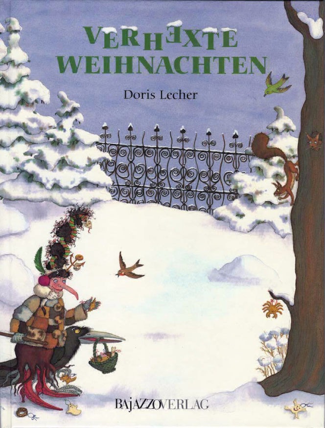 Cover: Gartenhexe und Rabe im Schnee